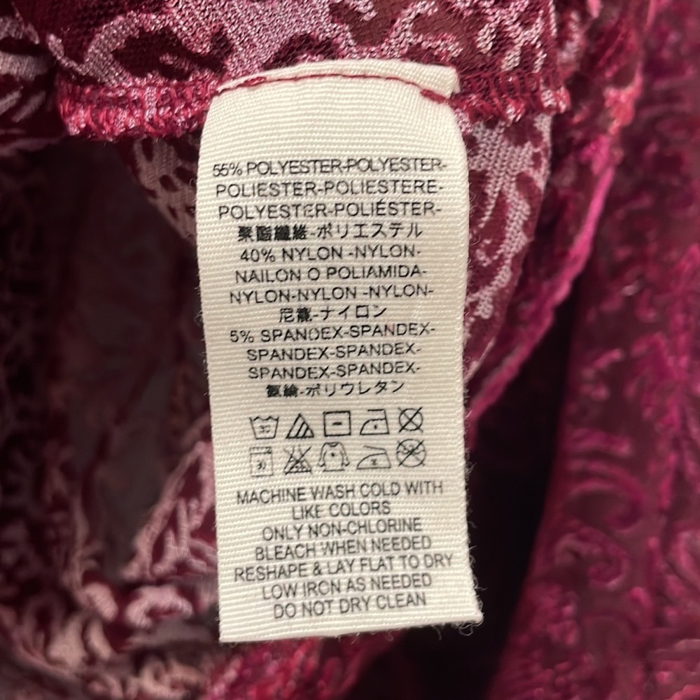 Free People Ginger Berry Off-the-Shoulder Top - Picture 8 of 8